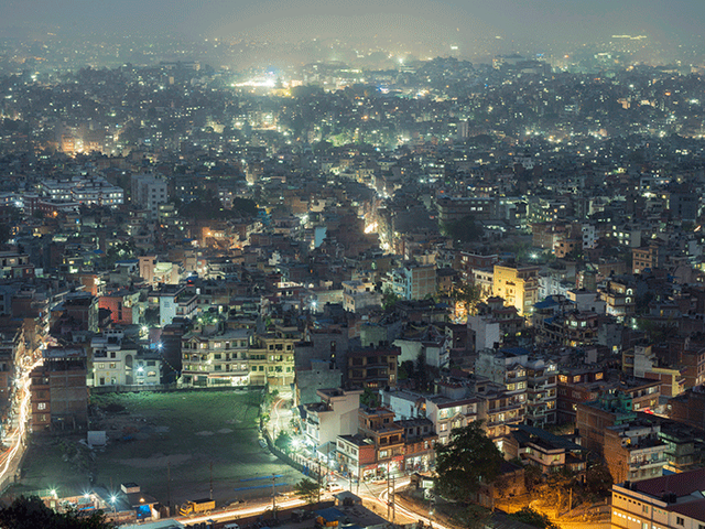 Loadshedding #2 , Kathmandu, Nepal, Lena Dobrowolska & Teo Ormond-Skeaping, archival Giclée print from digital medium format, 2018