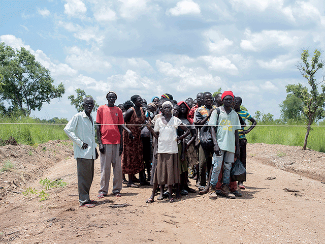 CRI Distrabution, Omugo Refugee Settlement, Uganda, Lena Dobrowolska & Teo Ormond-Skeaping, archival Giclée print from digital medium format, (2017).